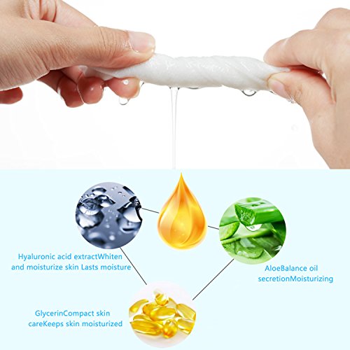 Betope Toallitas Desmaquillantes, Toallitas de limpieza para quitar maquillaje, MakeUp Wipes, Hidratante, Suave, Sin alcohol, No Irritante, Adecuado para Pieles Sensibles - 10 Unidades X3 Pcs