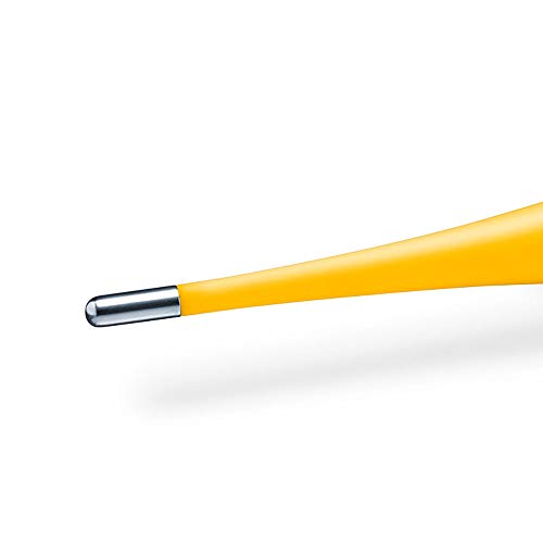 Beurer 950.04 - Termómetro corporal digital, con figura de mono, sensor flexible, color amarillo