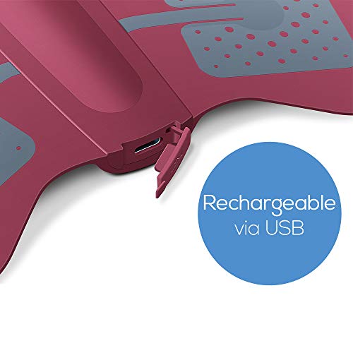 Beurer EM50 - Aparato para el alivio menstrual, electroestimulación Tens y función calor, alivio dolor menstrual y endometriosis, 15 niveles intensidad, color rosa