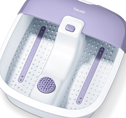 Beurer FB12 - Hidromasaje para pies, 60 W, 3 funciones, color lila y blanco