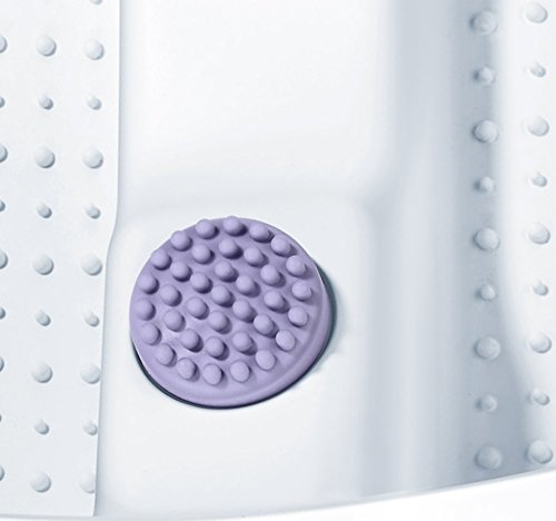 Beurer FB12 - Hidromasaje para pies, 60 W, 3 funciones, color lila y blanco