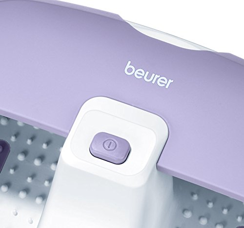 Beurer FB12 - Hidromasaje para pies, 60 W, 3 funciones, color lila y blanco