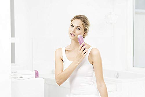 Beurer FC96 - Cepillo facial Pureo, color blanco y rosa