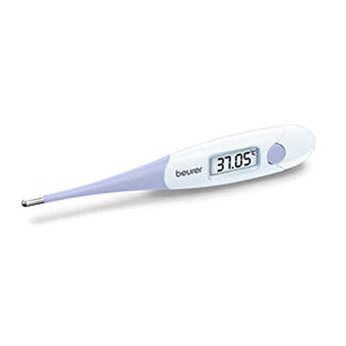 Beurer OT-20 - Termómetro ba sal digital para el test de ovulación, color blanco / lila