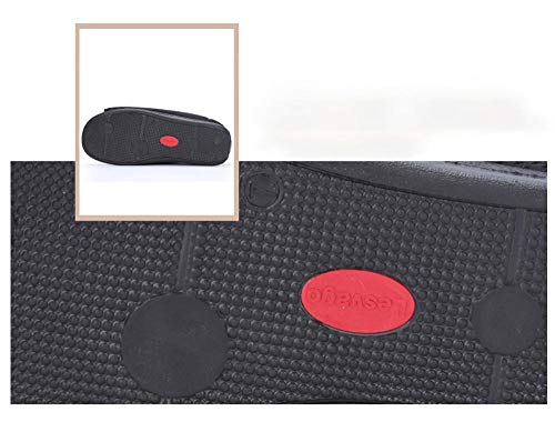 B/H Ajustable De Velcro Zapatillas OrtopéDica,Calzado para diabéticos otoño/Invierno. Zapatos para hinchazón del pie en valgo del pulgar-40_Black