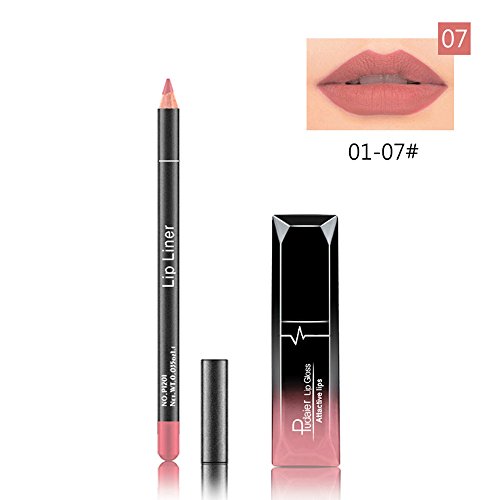 BHYDRY pintalabios Lápiz Labial de Larga duración, a Prueba de Agua, Mate, líquido, Brillo, delineador de Labios, cosméticos