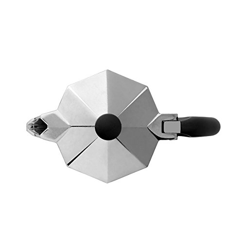 Bialetti Moka Express Cafetera Italiana Espresso, Aluminio, Plateado, 6 Tazas