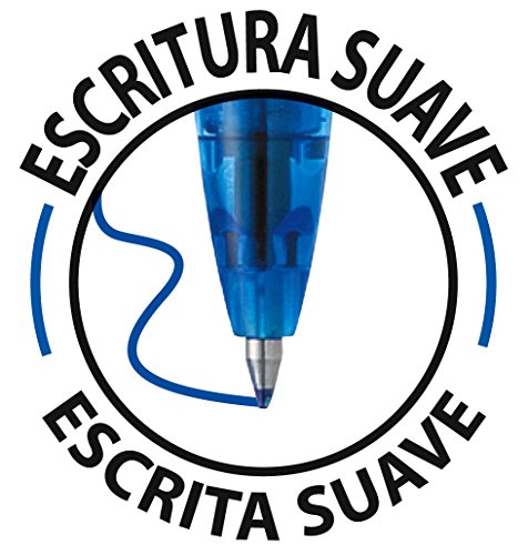 BIC Cristal Gel+ bolígrafos Tinta Gel punta media (0,7 mm) - Azul, Blíster de 2 unidades