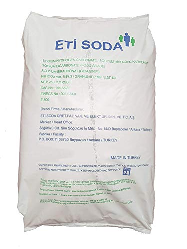 Bicarbonato de Sodio 25kg, Insumo Ecológico de Origen Natural, Producto CE. (25kg)