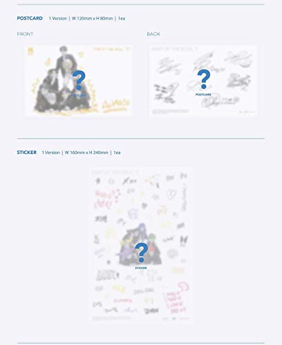 [BIGHIT Shop PreOrder] BTS Bangtan Boys – Map de The Soul: 7 [Random Ver.] Album+Folded Poster+BIGHIT Extra Photocards Set