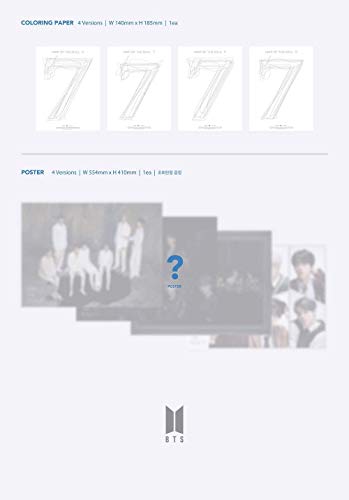 [BIGHIT Shop PreOrder] BTS Bangtan Boys – Map de The Soul: 7 [Random Ver.] Album+Folded Poster+BIGHIT Extra Photocards Set