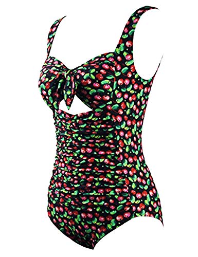 Bikini Mujer Natacion Traje de Baño Una Pieza Bañador Alta Cintura Push Up