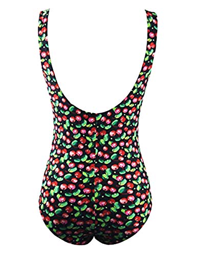 Bikini Mujer Natacion Traje de Baño Una Pieza Bañador Alta Cintura Push Up