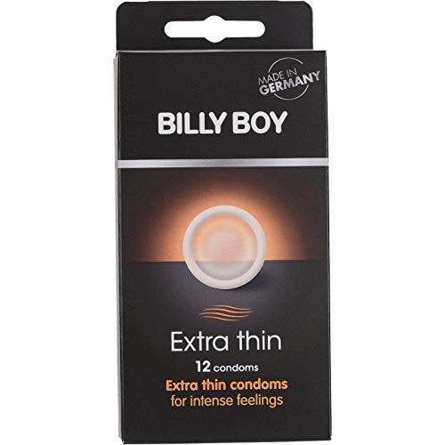 Billy Boy Extra Thin Condones - Preservativos ultraplanos para sensaciones aún más intensas - Made in Germany (12)