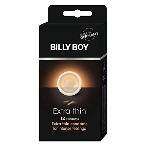 Billy Boy Extra Thin Condones - Preservativos ultraplanos para sensaciones aún más intensas - Made in Germany (12)
