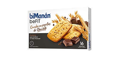 biManán - beFIT - Proteína para tonificar - Galletas Cereales Chocolate - 16 uds 200 gr
