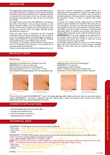 Bio Argan Serum Tensor falte pluma anti-edad muy eficaz en Arrugas y piel seca para todos los tipos Adecuado adicional para crema facial para cuidado de cara ojos labios y cuello