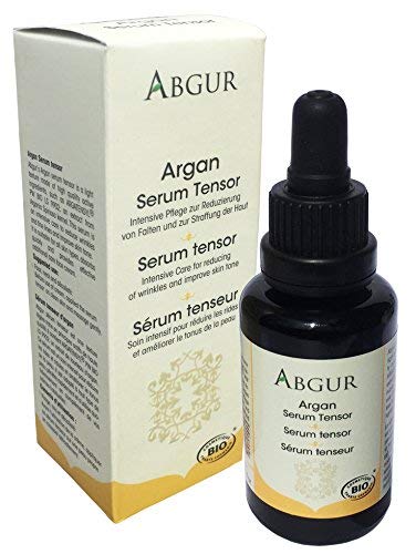 Bio Argan Serum Tensor falte pluma anti-edad muy eficaz en Arrugas y piel seca para todos los tipos Adecuado adicional para crema facial para cuidado de cara ojos labios y cuello