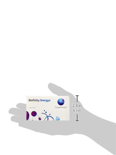 Biofinity Energys - Lentes de contacto esféricas mensuales (R 8.6 / D 14.0 / -4.50 Diop), Pack de 3 uds.