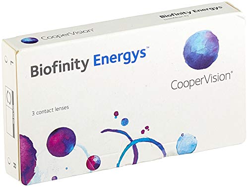 Biofinity Energys - Lentes de contacto esféricas mensuales (R 8.6 / D 14.0 / -4.50 Diop), Pack de 3 uds.