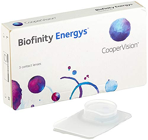 Biofinity Energys - Lentes de contacto esféricas mensuales (R 8.6 / D 14.0 / -4.50 Diop), Pack de 3 uds.