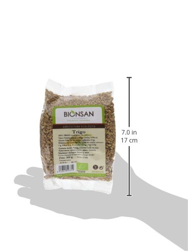 Bionsan Trigo Ecológico en grano - 6 Bolsas de 500 gr - Total: 3000 gr