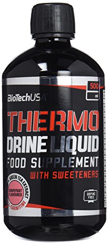 BioTech Thermo Drine Liquid Perdedores de Grasa Sabor Pomelo - 500 gr