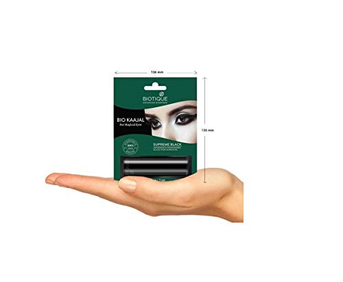 Biotique Bio Kaajal Kajal Eye Definer 3gms Nourishing & Conditioning Eye Liner with Almond Oil *Ship from UK