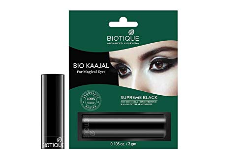 Biotique Bio Kaajal Kajal Eye Definer 3gms Nourishing & Conditioning Eye Liner with Almond Oil *Ship from UK