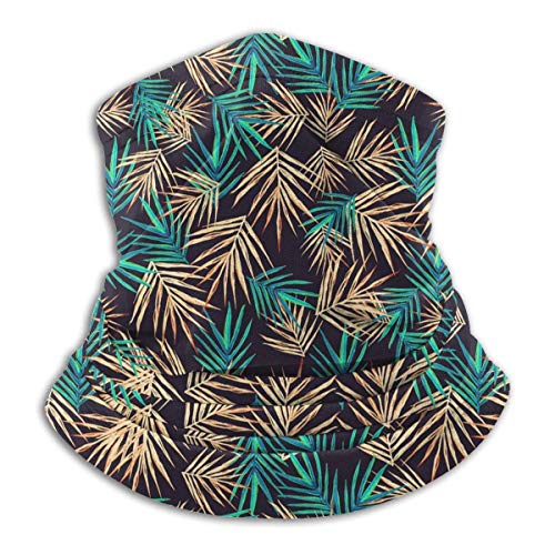 Bklzzjc Polaina de Cuello Piña Amarilla Tropical Pañuelo de Cuello Bandanas Bufanda a Prueba de Viento Transpirables Acogedor Colorido Duradero Multifuncional Unisex