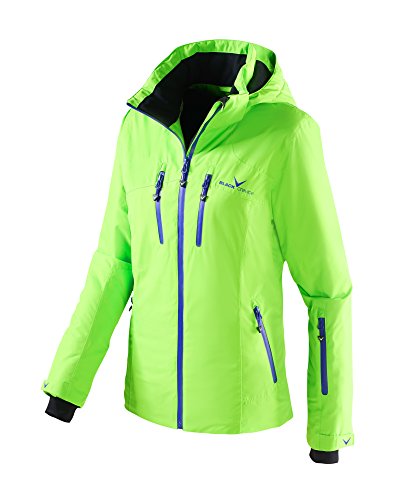 Black Crevice BCR251006, Chaqueta Para Mujer, Multicolor (Grün/Liberty), 42
