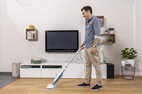 BLACK+DECKER FSM13E1-QS - Mopa a vapor 1300W, 450 ml