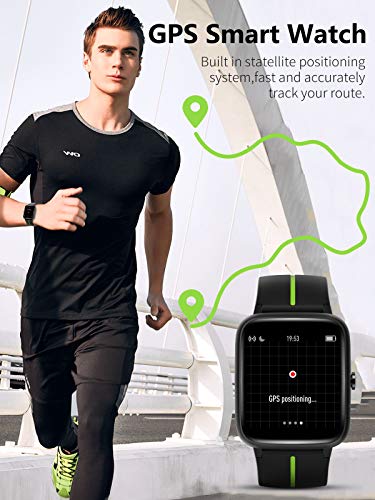 Blackview Smart Watch,Relojes Inteligentes Hombre/Mujer/niños con GPS,Pulsera de Actividad,Monitores de Actividad,Pantalla Pulsómetro Fitness Tracker 42mm