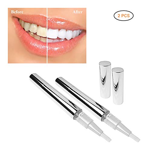 Blanqueamiento de Dientes Mallalah 2PCS Lápiz blanqueante para dientes de Teeth Lápiz Blanqueador Dental Dientes de Limpieza Profunda