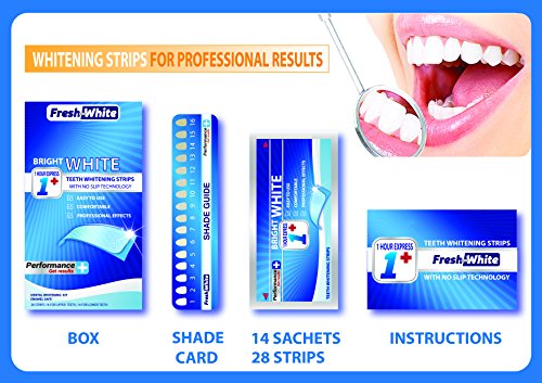 Blanqueamiento de dientes tiras con avanzada tecnología antideslizante - 28 Whitening Strips