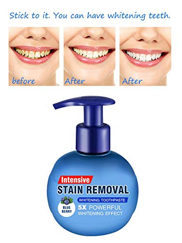 Blanqueamiento Dental Profesional Prensa - Tipo Bicarbonato De Sodio Pasta De Dientes Blanqueadora Pasta De Dientes con Sabor A Fruta Eliminación De Manchas - Pasta De Dientes Blanqueadora