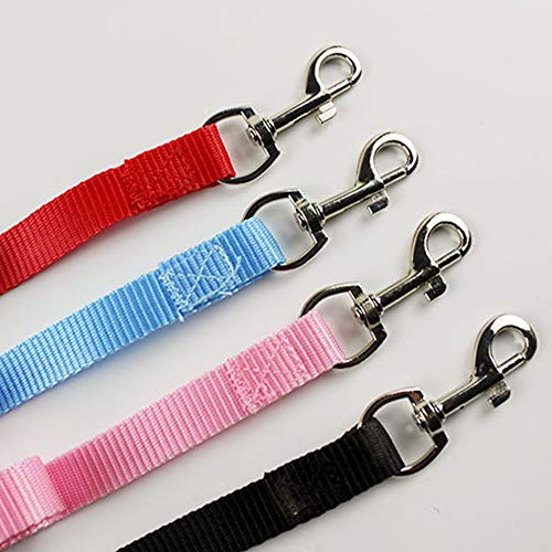 BLEVET Arnés Perro Gato Ajustable Respirante Pequeña Chaleco para Cachorros, Perros Pequeños y Gatos MZ046 (M, Black)