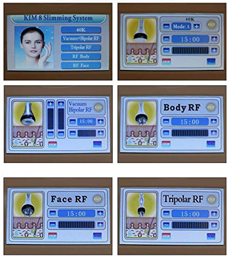 BLH-JMJ Máquina de Adelgazamiento de radiofrecuencia, anticelulitis, Cuerpo Negativo, máquina Reductora de 40 K, Herramienta de pérdida de Peso, Antiarrugas, Belleza de Equipos