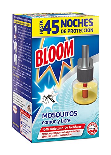 Bloom Insecticida Eléctrico Líquido Contra Mosquitos Común y Tigre –1 Recambio