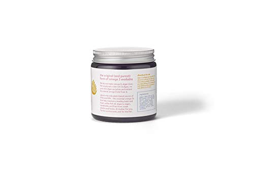 Bloom Omega 3 DHA EPA - Vegano y vegetariano - Algas sostenible - Sin plástico - 500 mg Softgel - Sin OMG - Sin mercurio y PCB - para cerebro y corazón - Marca del Reino Unido