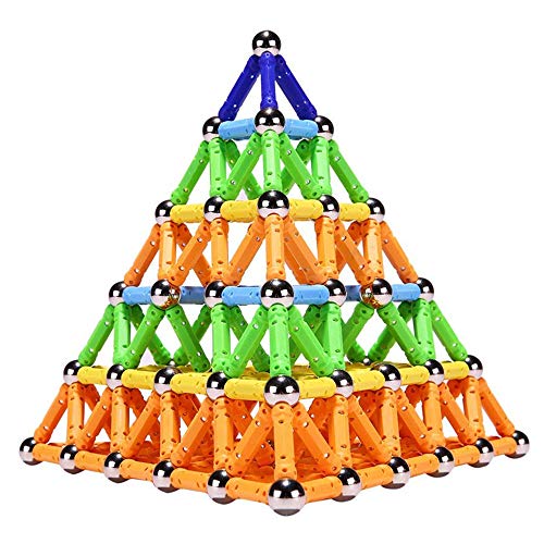Bloques Magnéticos de Construcción para Niños Palos Magnéticos con Bolas 306 Piezas Juguete Educativo para el Desarrollo Integral para Mayores de 4 Años