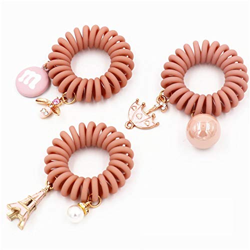 Bmakup Gomas de Pelo Chica Ligas para el Cabello Trenzas Peinados para Niñas Bebe Accesorios Pelo Navidad,B