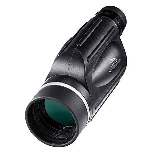 BNISE Monocular de gran Potencia 13X50, visión Luminoso y claro, Observación simple con una sola mano, Resistente al agua, antiniebla, Observación de aves o fauna silvestre, con medidor de distancia
