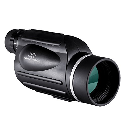 BNISE Monocular de gran Potencia 13X50, visión Luminoso y claro, Observación simple con una sola mano, Resistente al agua, antiniebla, Observación de aves o fauna silvestre, con medidor de distancia