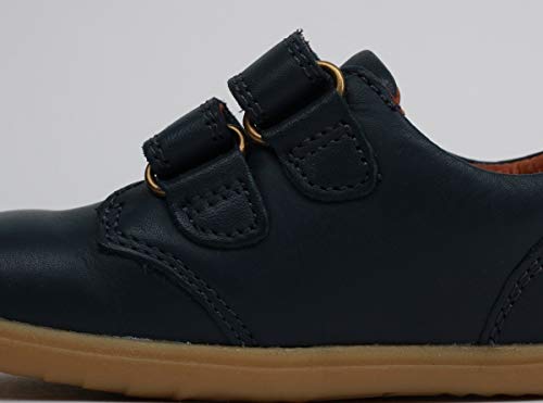 Bobux Step Up Port Dress Shoe Navy - es un Zapato Casual de Piel, Forro de Piel, Suela Flexible. Ideal para los Primeros Pasos (22 EU)