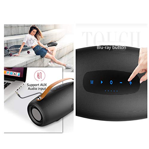 Bocina con Audio 5.0 Bluetooth, Soporte AUX, Boombox, Portátil Inalámbrico Al Aire Libre del Subwoofer Tarjeta De La Tarjeta del TF Altavoz Bluetooth,For Altavoces del Partido (Color : D)
