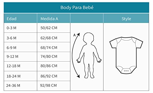Body de Manga Larga para bebé - Papá Super Héroe 0-3 Mes Blanco