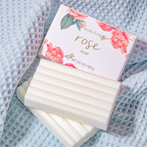 Body & Earth Set de Regalo de Baño para Mujer - Set de Baño y Ducha con 6 Piezas, Incluye Gel de Ducha, Manteca Corporal, Crema de Manos, Loción Corporal, Regalo Perfecto para Mujer para Spa Relajante