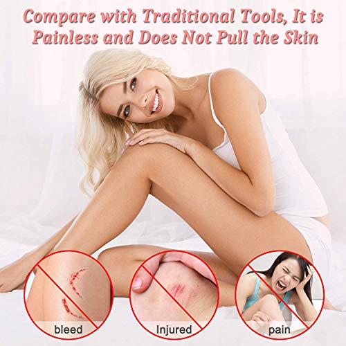Body Hair Remover for Women, depilator eléctrico para mujeres con LED dispaly para el cuerpo del cabello Removal, Finger Hair, Bikini, Arms, color blanco