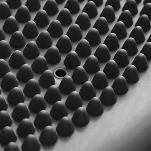 BODYMATE Cojín de Equilibrio con bombín, diámetro 34 cm | Cojín propioceptivo, cojín inestable, cojín Hinchable | Entrenamiento de Tronco, Espalda, Fitness, rehabilitación, coordinación